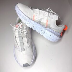 Nike Women’s Crater Impact  Summit White Grey/Fog Running Shoe Size- 9.5